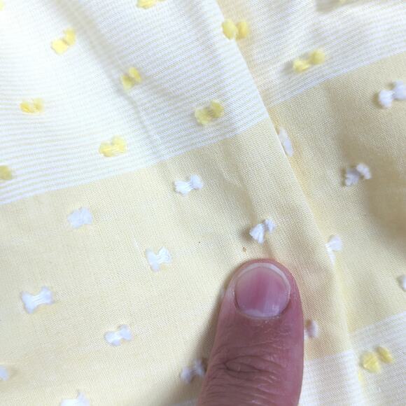 Dondolo Bubble Romper Yellow Buttercup Swiss Dot Girls Sz 2 Lace Preppy Boutique - Picture 4 of 6